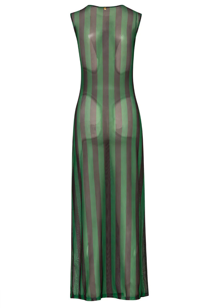 Picture of Maya Long Dress - Olive Coast