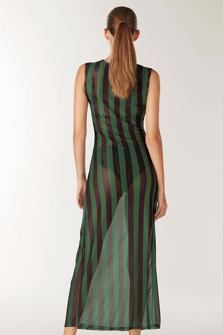 Picture of Maya Long Dress - Olive Coast