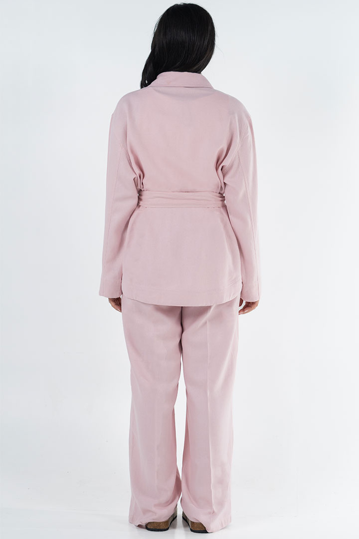 Picture of Blissful Linen Blend Top - Pink