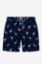 Picture of John Frank All Over Printed Swimshorts-Flamingo Navy
