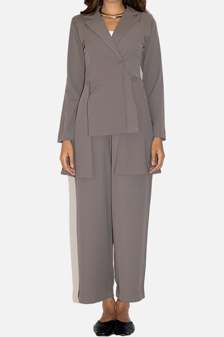 Picture of Taupe Blazer Set