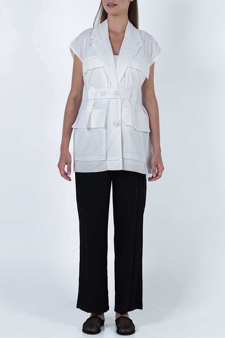 Picture of Cargo Vest - White 