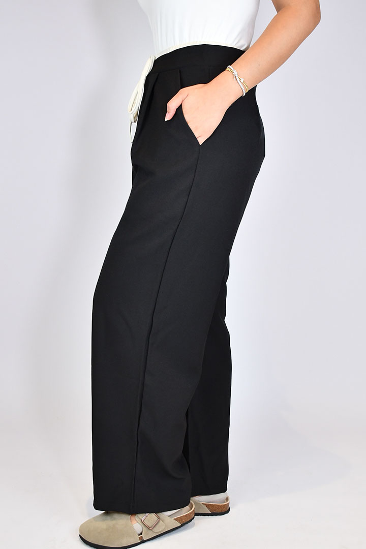 Picture of Drawstring Trousers - Black