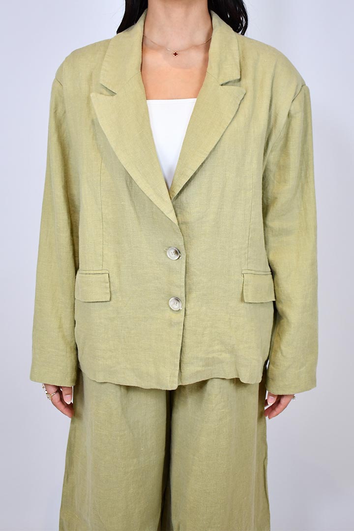 Picture of Linen Khaki Blazer