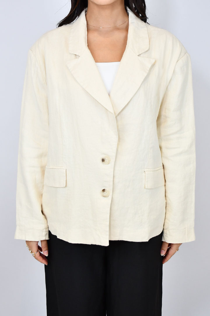 Picture of Linen White Blazer