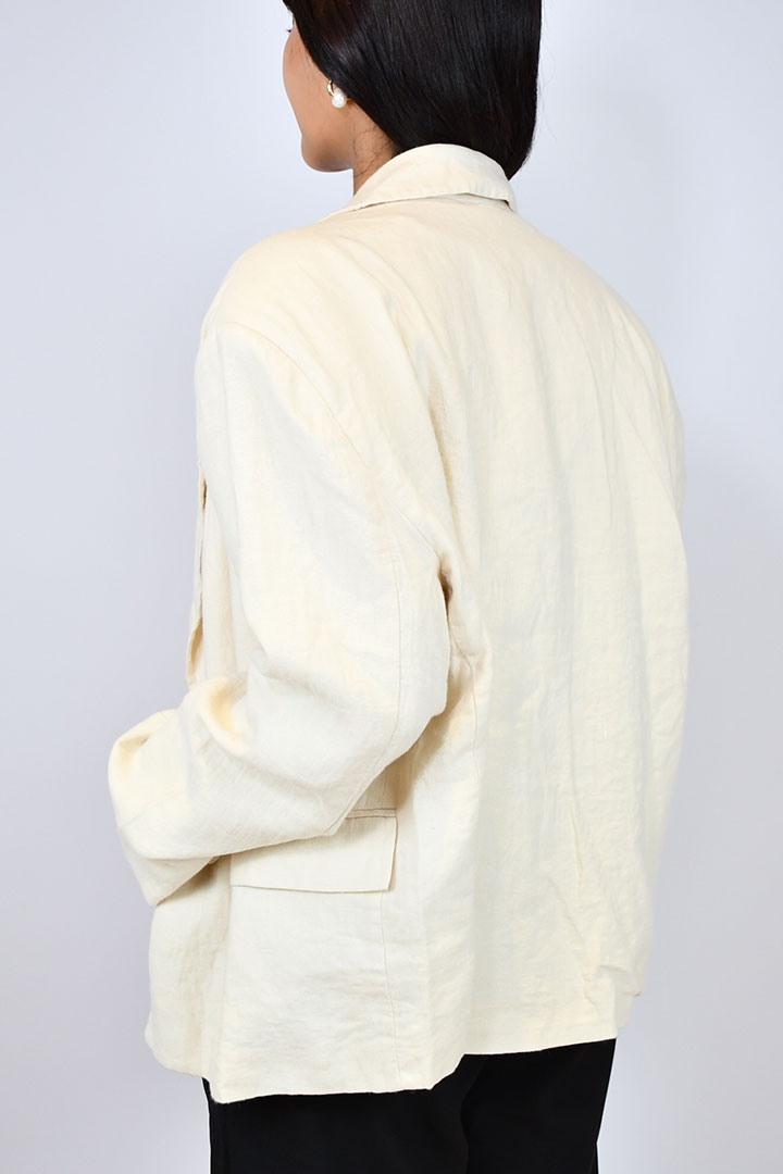 Picture of Linen White Blazer