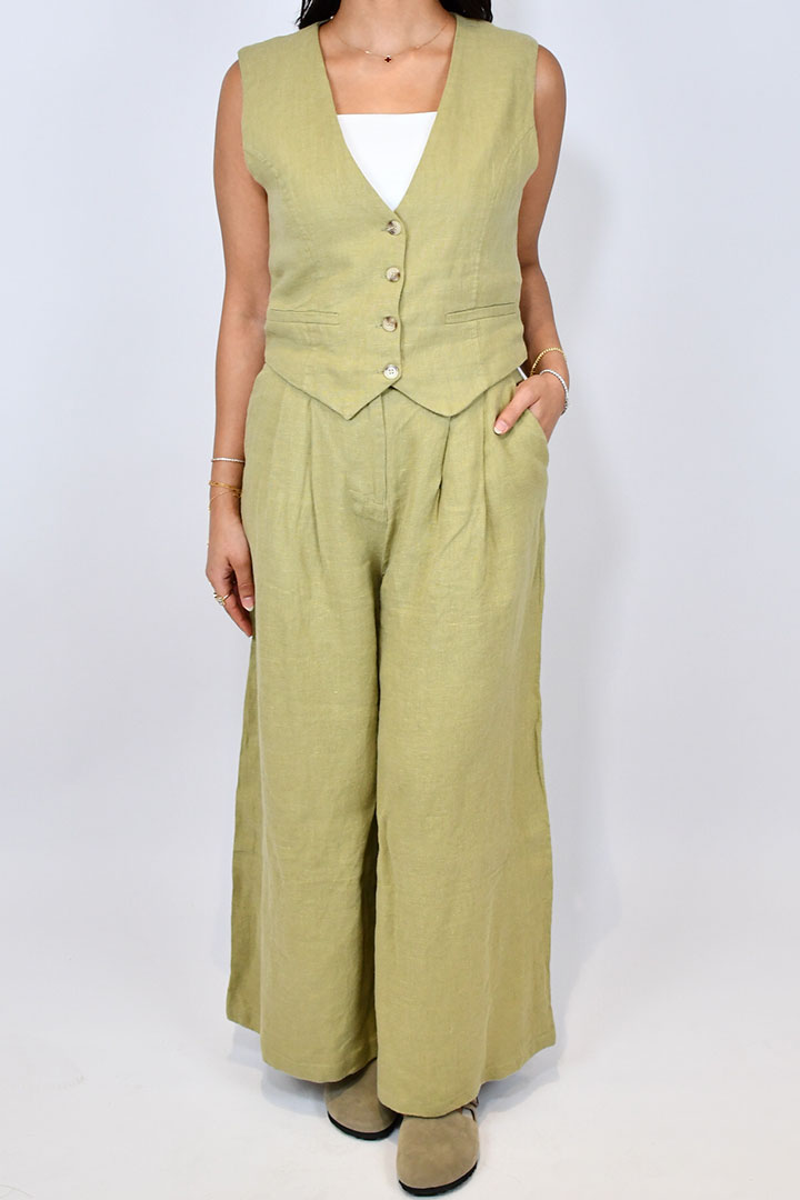 Picture of Linen Khaki Set