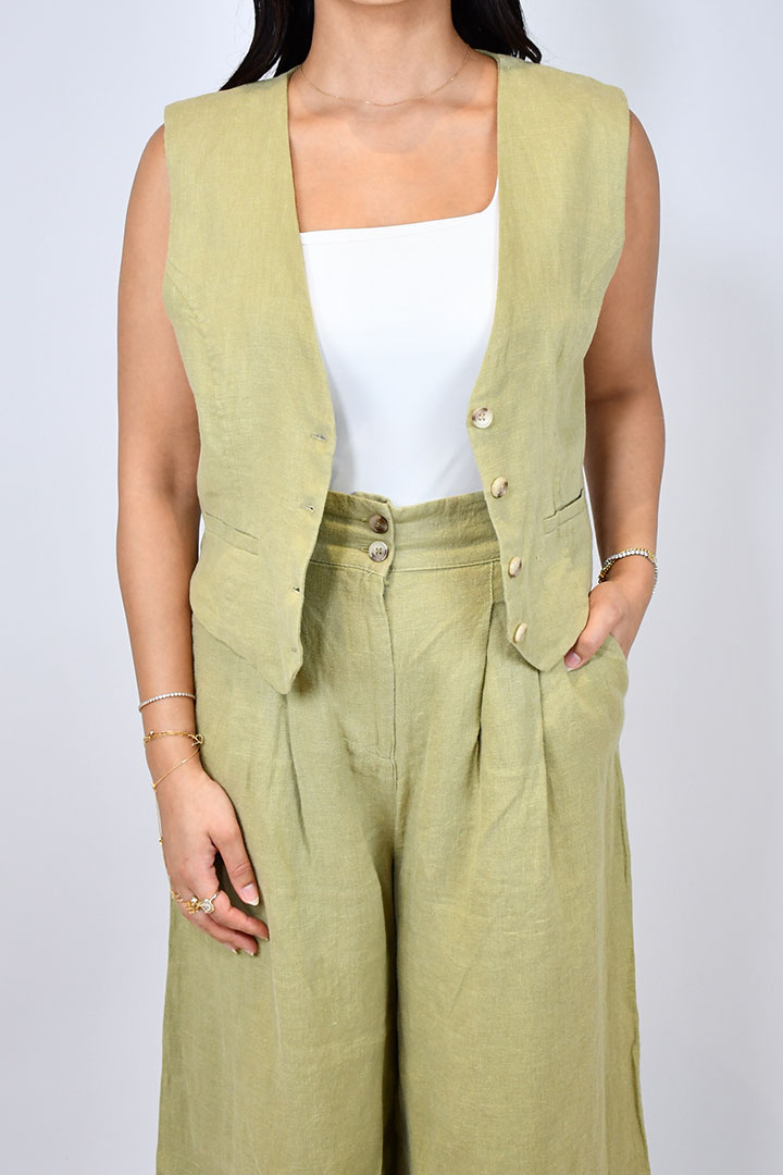 Picture of Linen Khaki Set