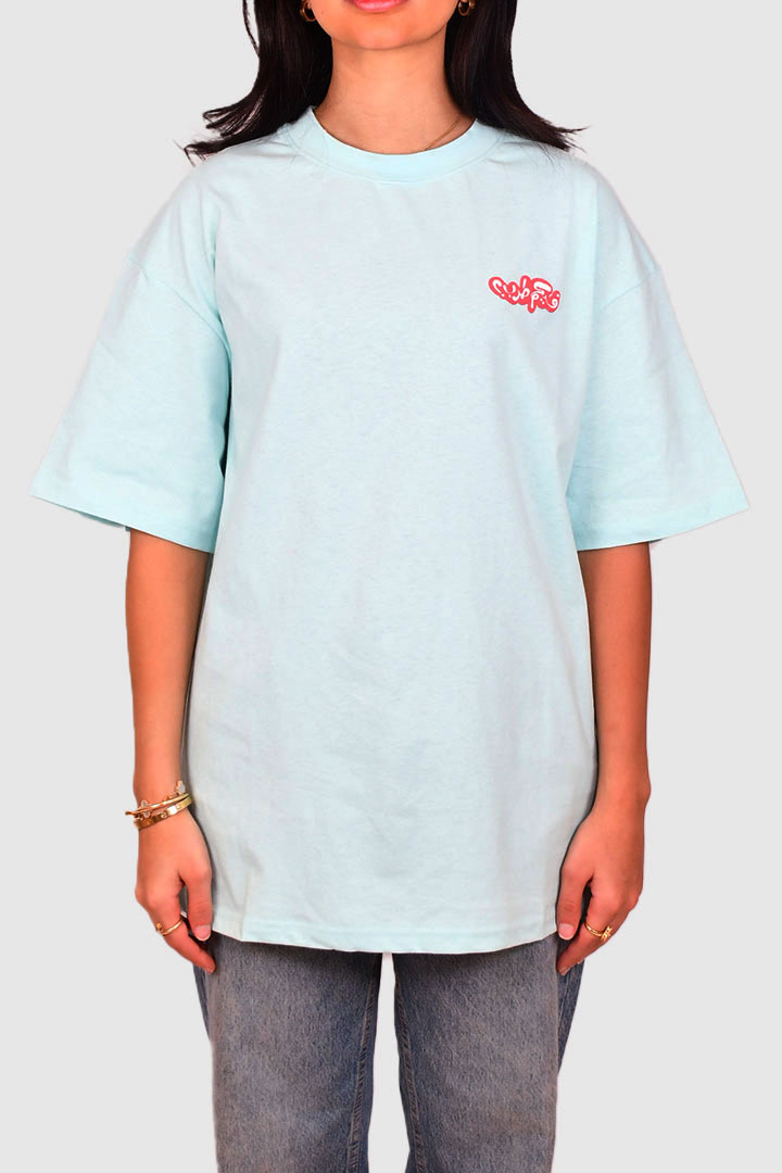 Picture of Samra Bayda Oversized T-shirt Baby Blue 