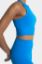 Picture of Padded Extended Vest Sports bra - DodgerBlue