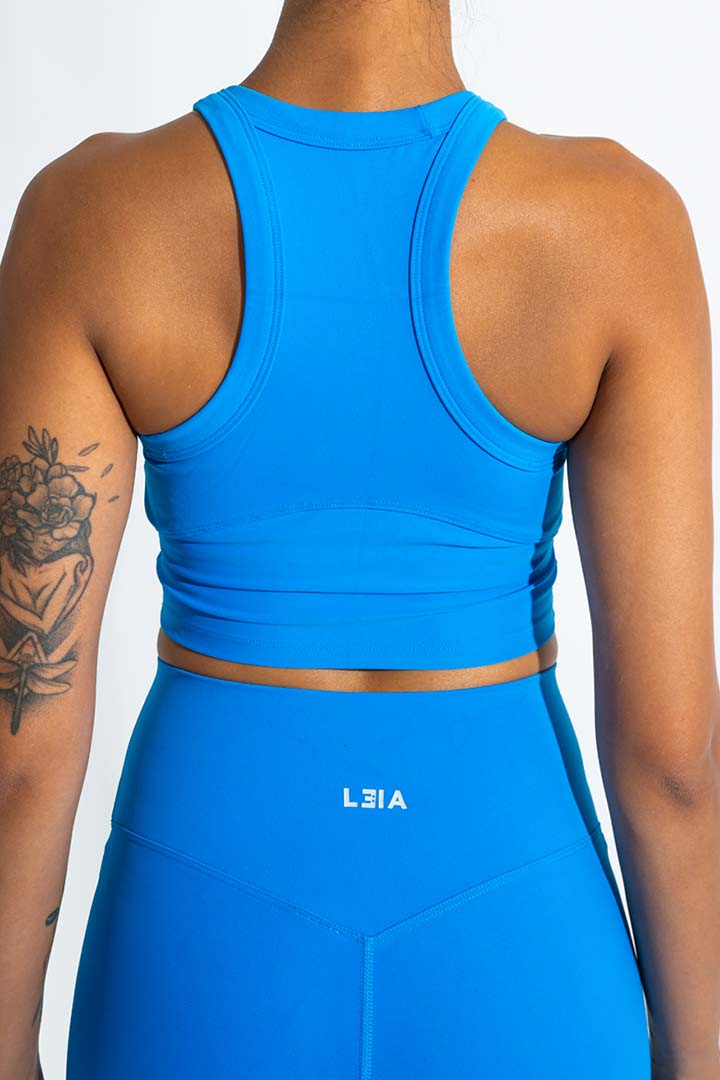 Picture of Padded Extended Vest Sports bra - DodgerBlue