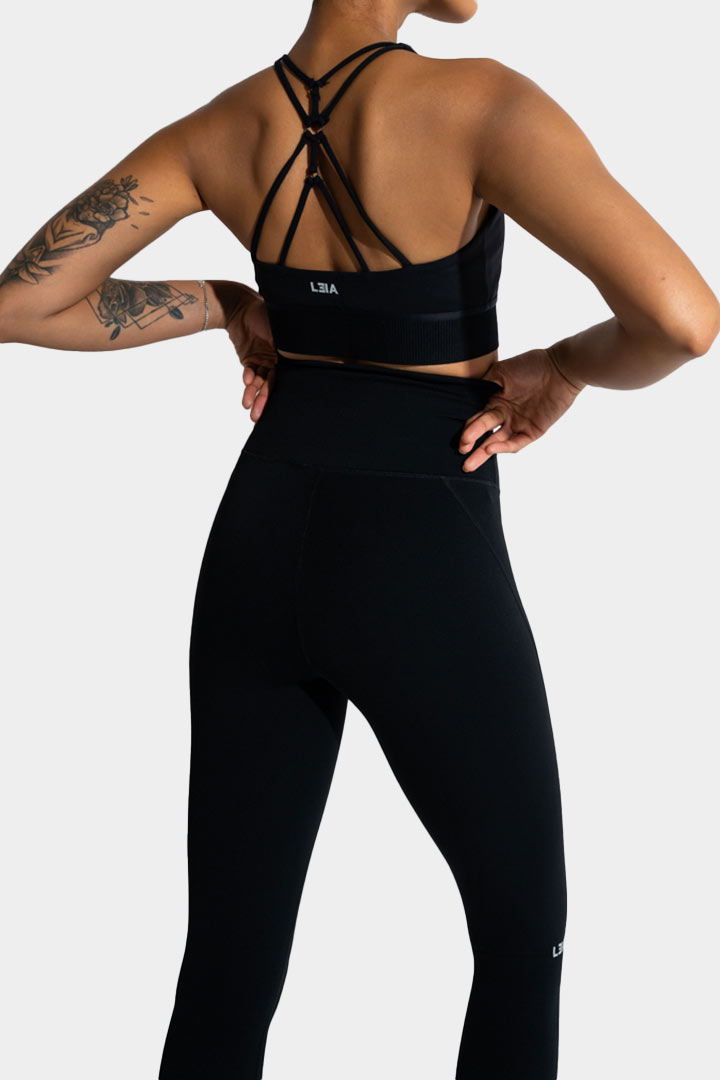 Picture of Knotted back Sports Bra - Black