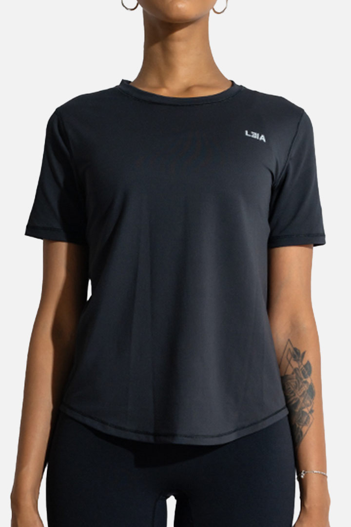 Picture of Short Sleeves loose dry fit T-shirt - Black