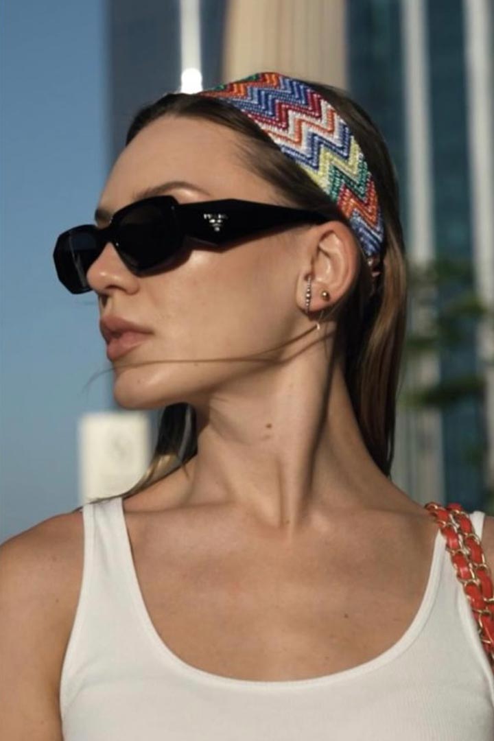 Picture of Missoni Red Print Headband