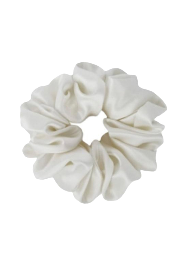 Picture of  Silk mulberry scrunchhie  - off white