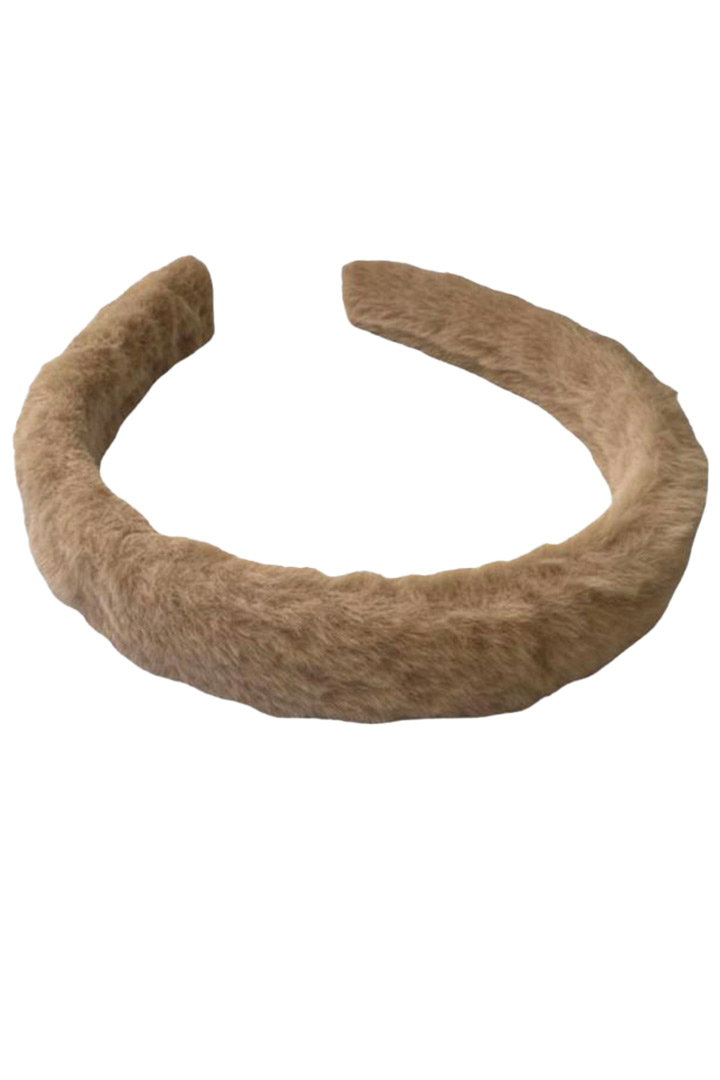 Picture of  Beige Fuzzy Headpiece