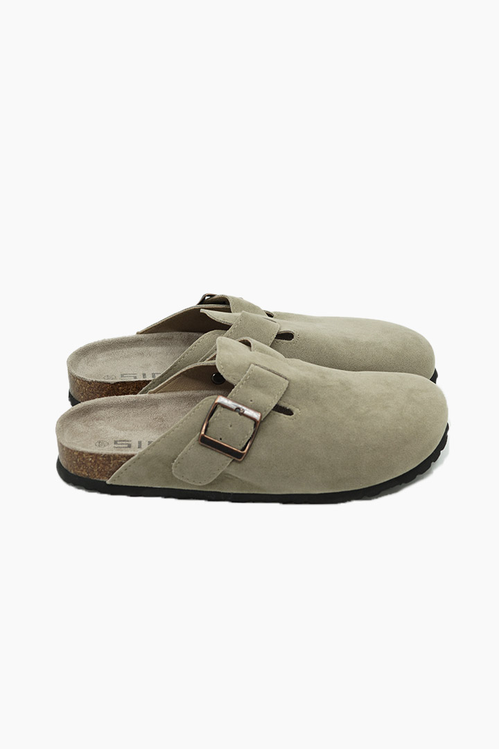 Picture of Seraphine Closed Mules - Khaki