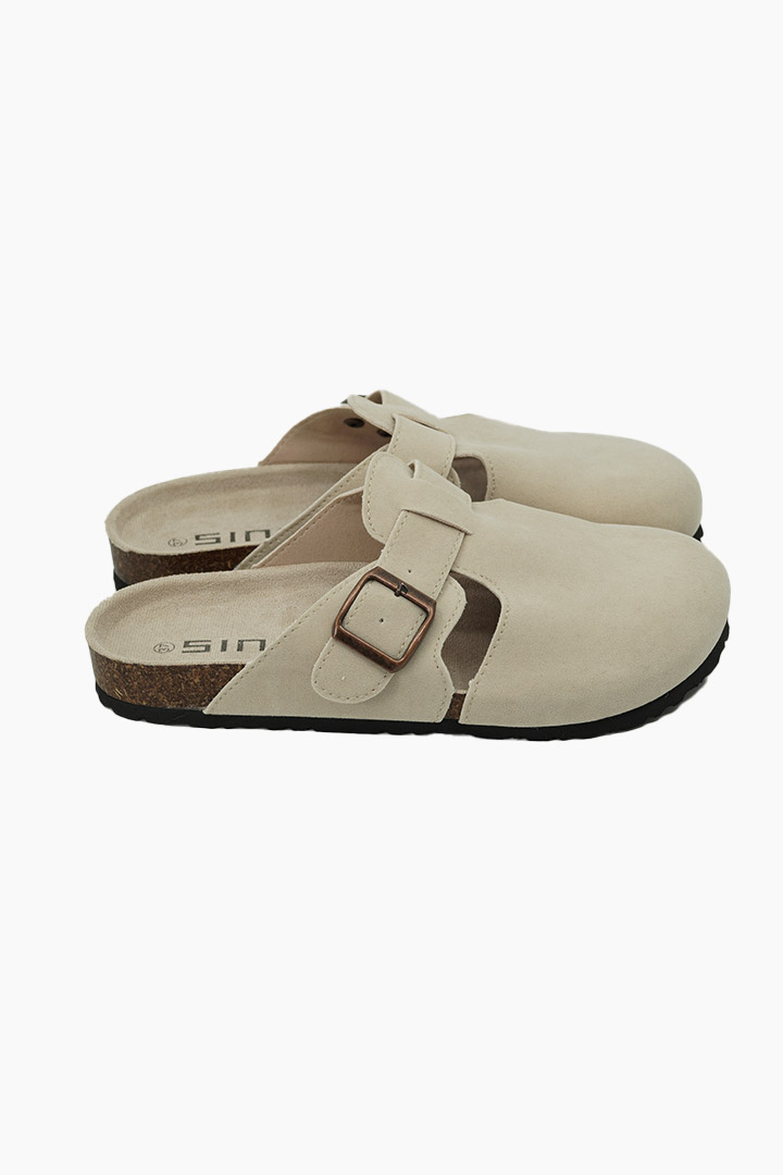 Picture of Seraphina Open Mules - Creme 