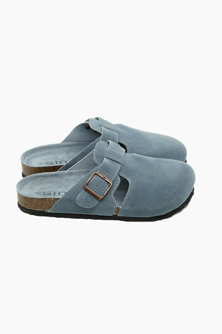 Picture of Seraphina Open Mules - SkyBlue 