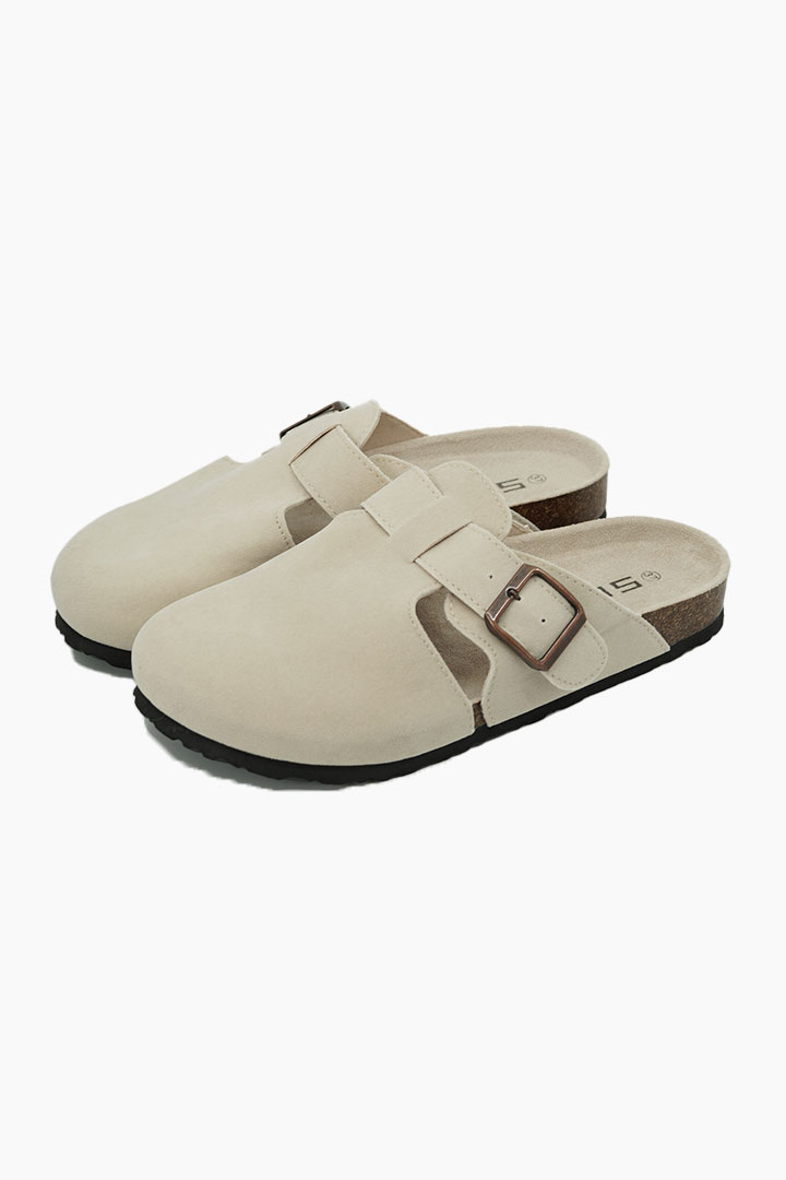 Picture of Seraphina Open Mules - Creme 