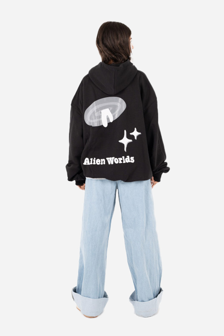 Picture of Alien Hole Hoodie - Black