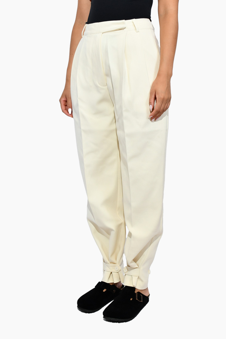 Picture of Creme Buckled Trousers 