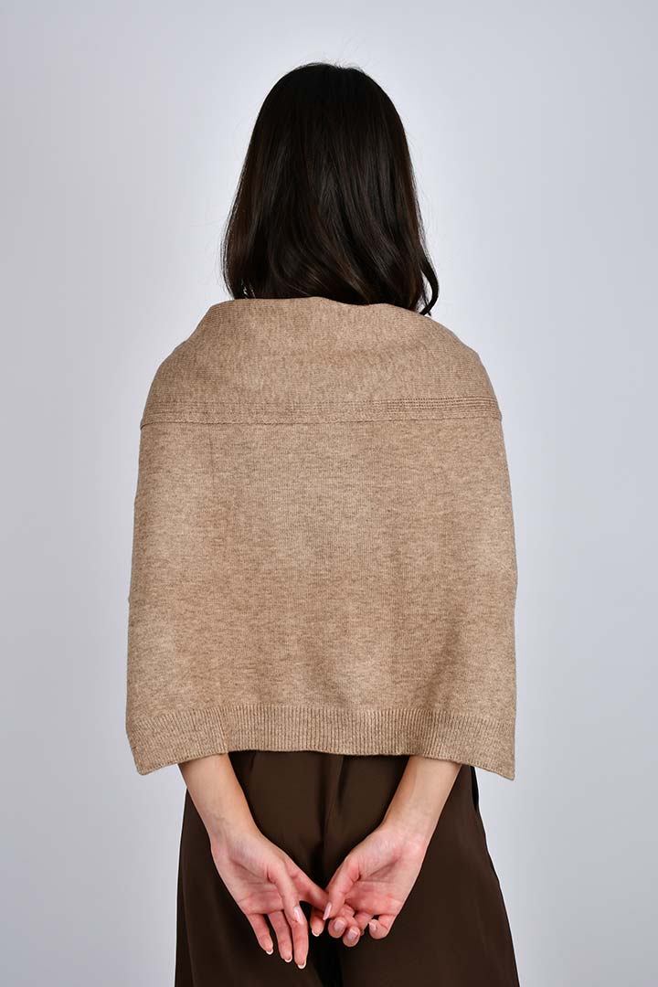 Picture of Over the Shoulder Shawl - Beige