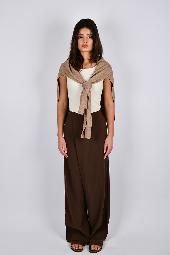 Picture of Over the Shoulder Shawl - Beige