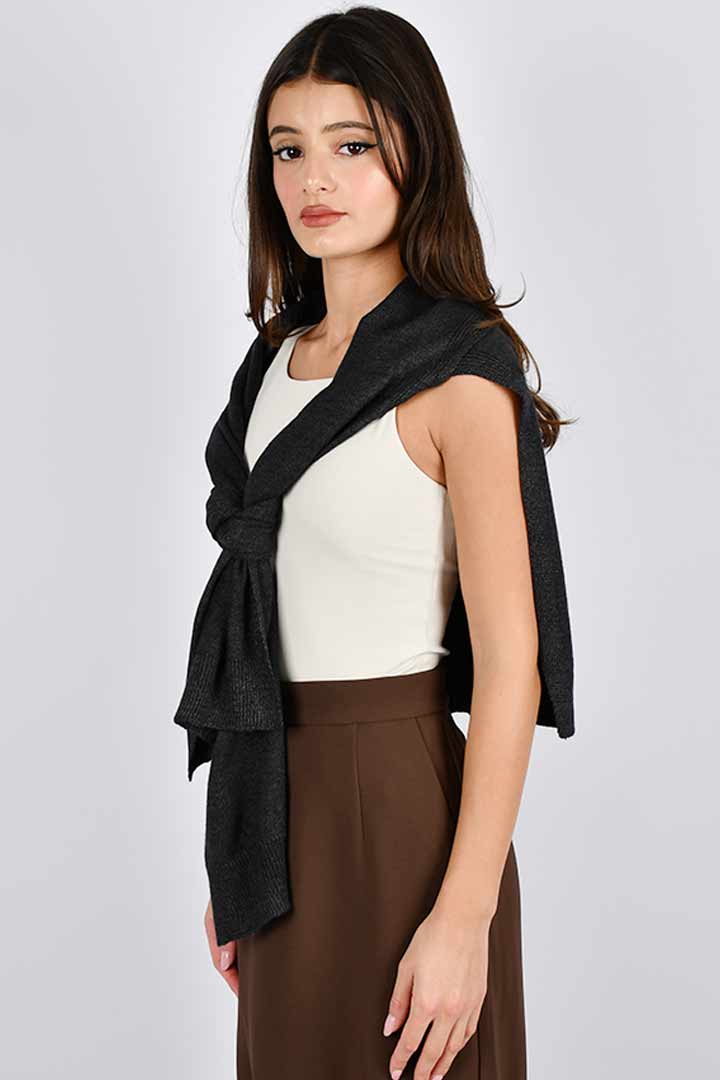 Picture of Over the Shoulder Shawl - Black