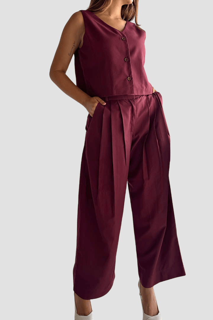 Picture of Oversized Suit - Burgandy