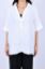 Picture of Buttoned Linen Blouse-White