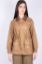 Picture of Leather Collared Suede Jacket - Suede Camel