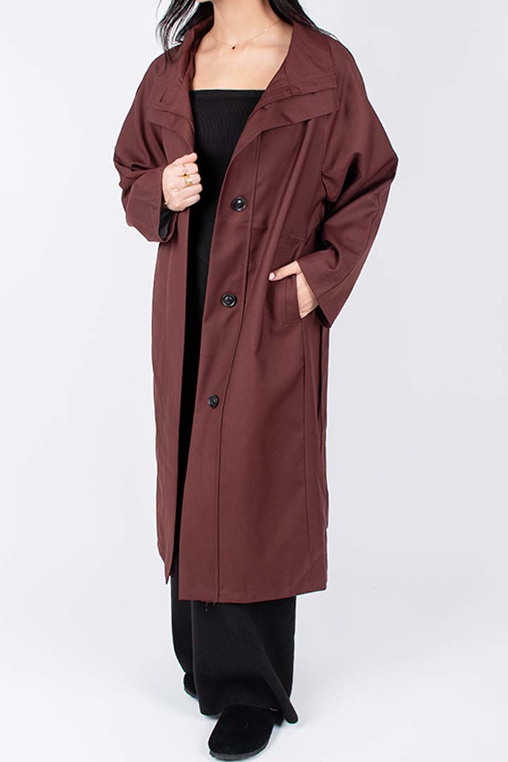 Picture of Burgundy Coat - Maroon