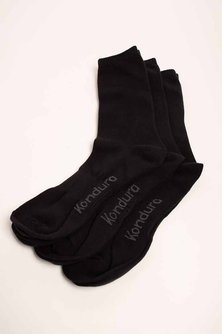 Picture of Cloud Socks Pack of 3 - Black