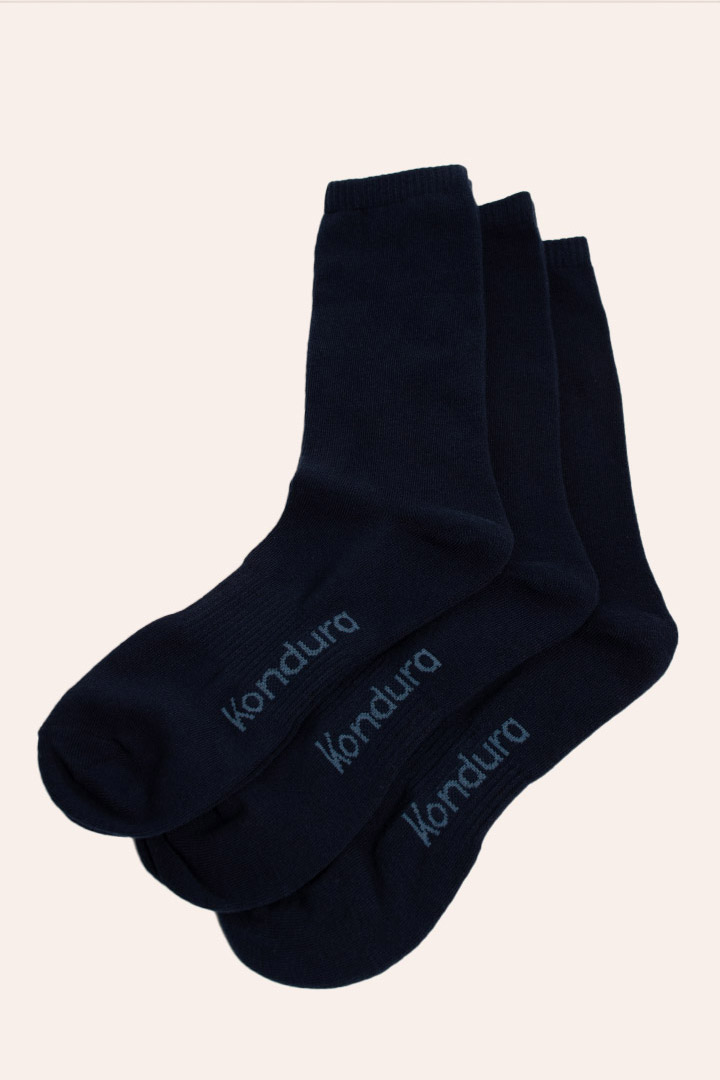 Picture of Cloud Socks Pack of 3 - Navy