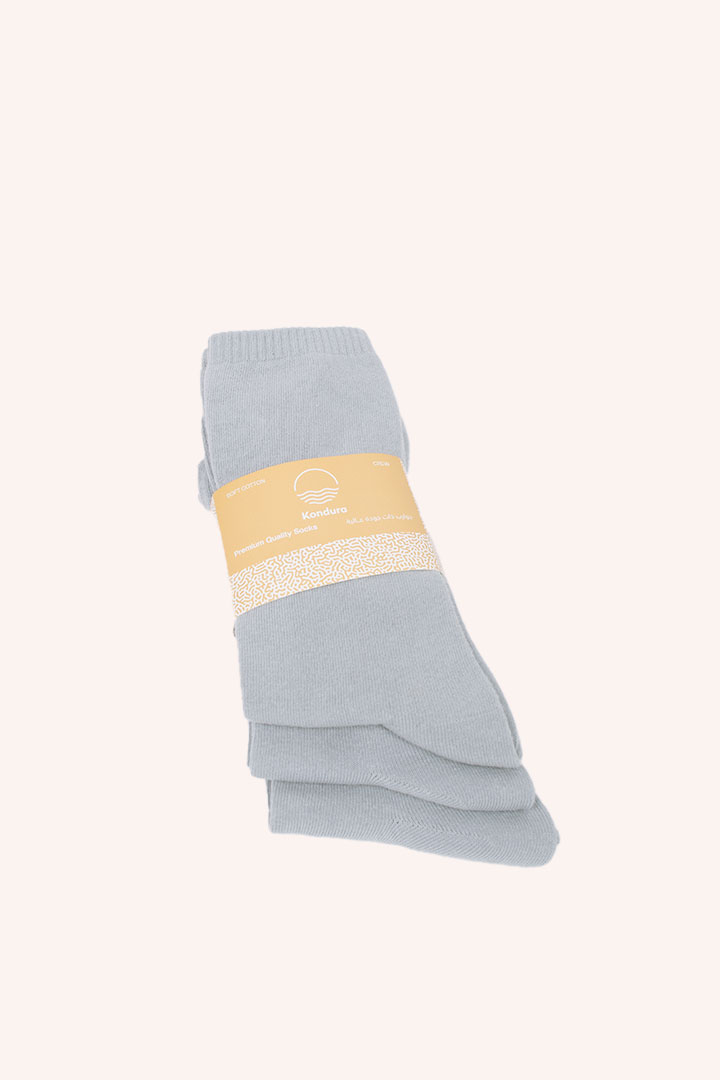 Picture of Cloud Socks Pack of 3 - Grey