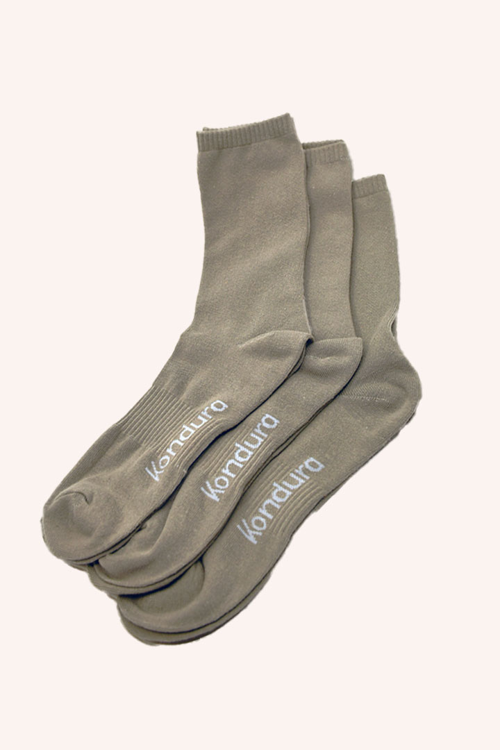 Picture of Cloud Socks Pack of 3 - Khaki