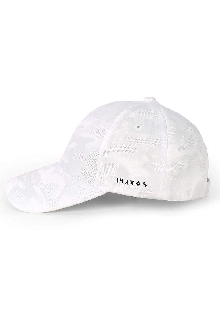 Picture of Ikaros Cotton Camo Cap - White