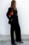 Picture of Velvet Blazer & Pant Set - Black