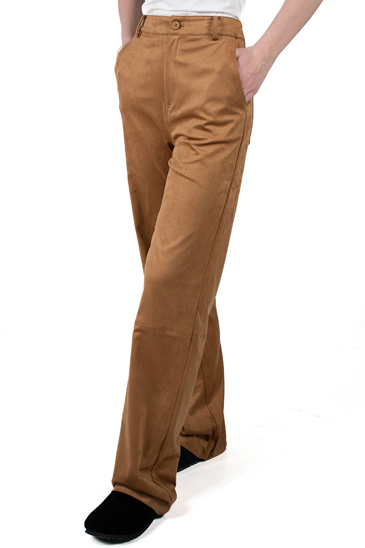 Picture of Camel Suede Trouser 