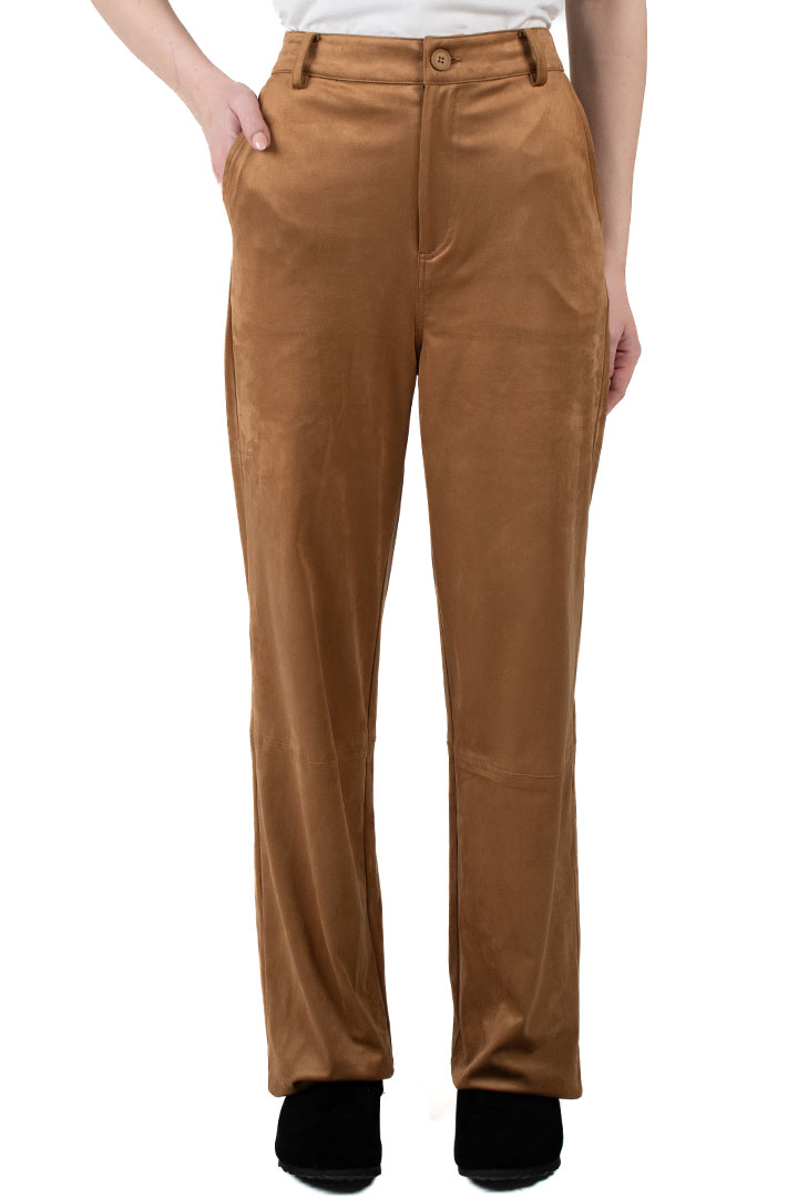 Picture of Camel Suede Trouser 