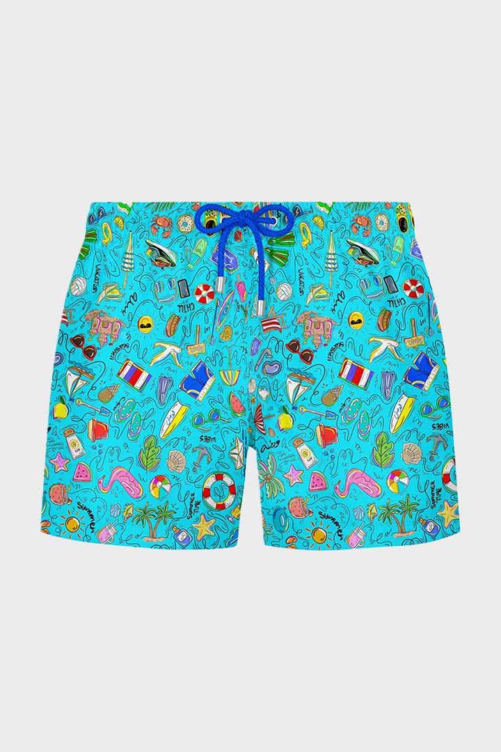 Picture of Seashell swimming short -  Blue