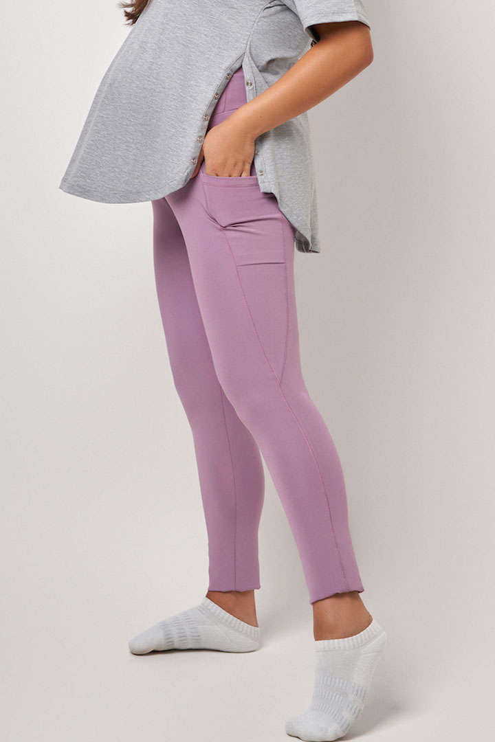 Picture of The Bump and Bless Leggings - Purple