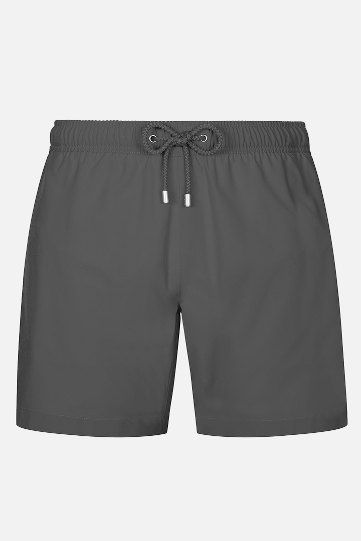 Picture of Arthus Solid Stretch Swim Shorts - Dark Grey