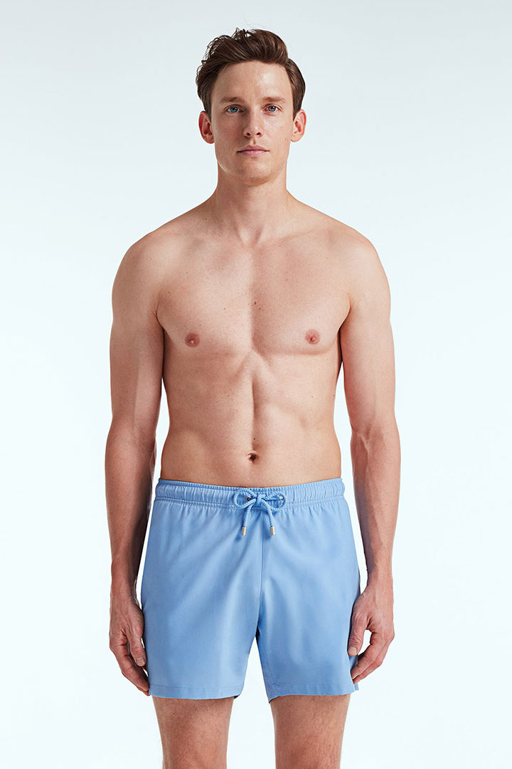 Picture of Arthus Solid Stretch Swim Shorts - Riviera