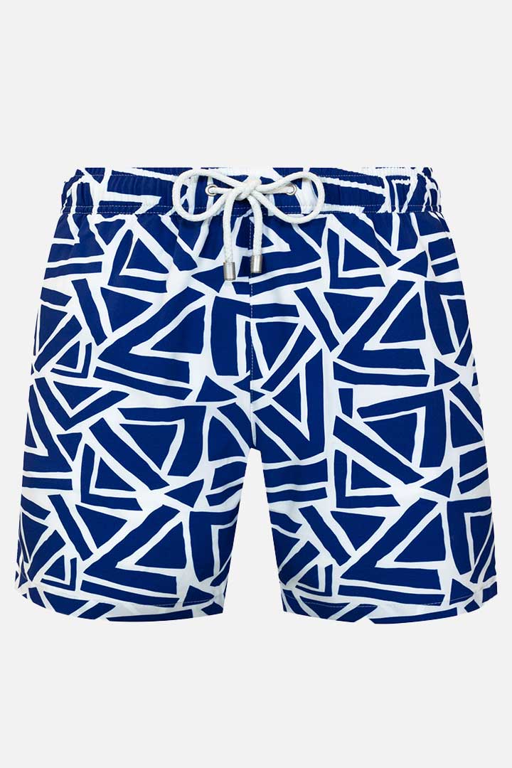 Picture of Arthus Stretch Swim Shorts - Navy Triangle