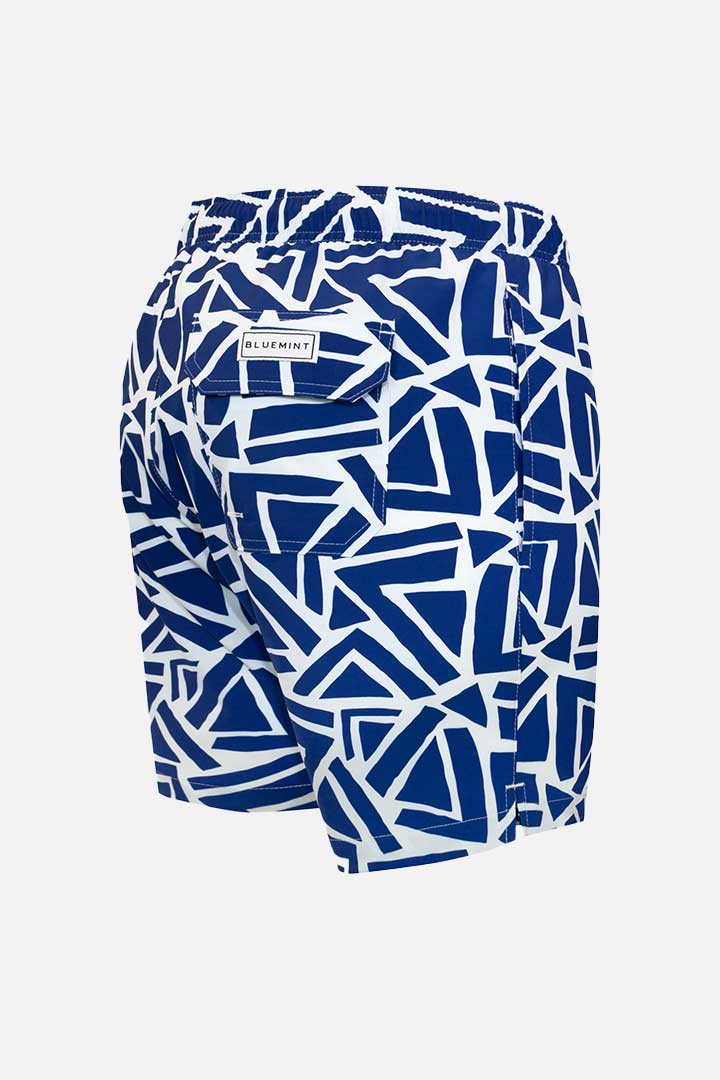 Picture of Arthus Stretch Swim Shorts - Navy Triangle