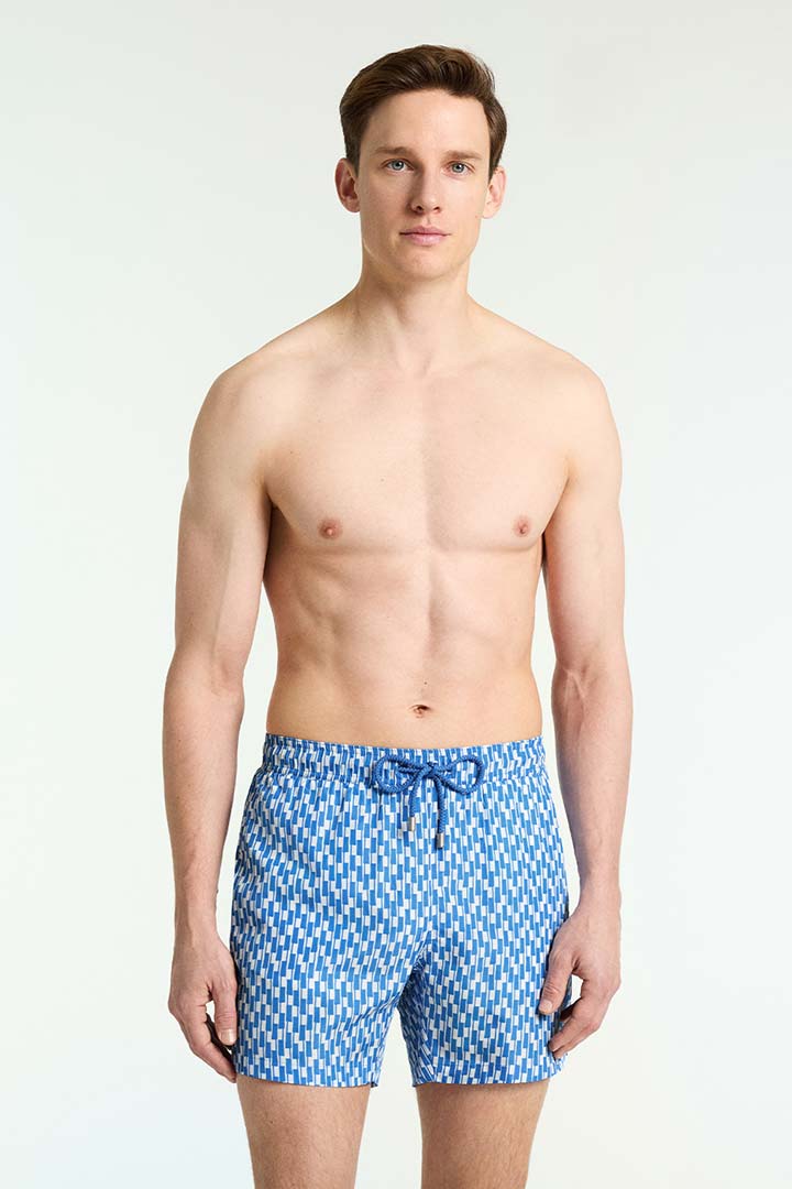 Picture of  Logan Swim Shorts- Blue Keys