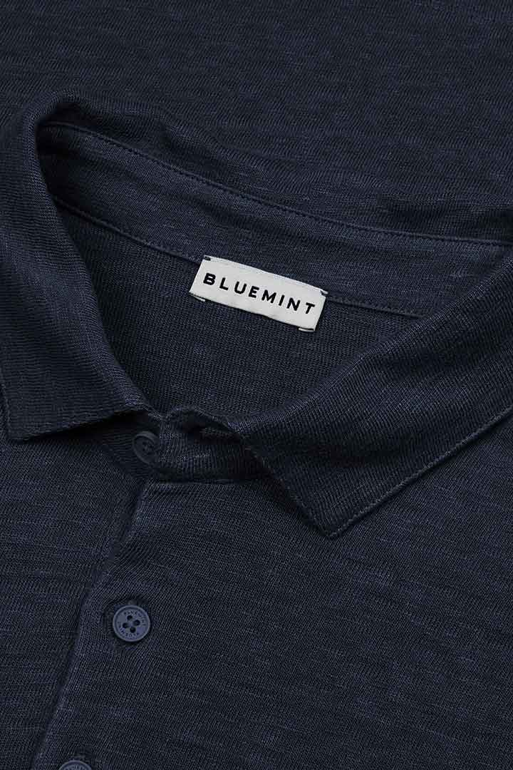 Picture of Moritz Collared T-Shirt - Dark Navy