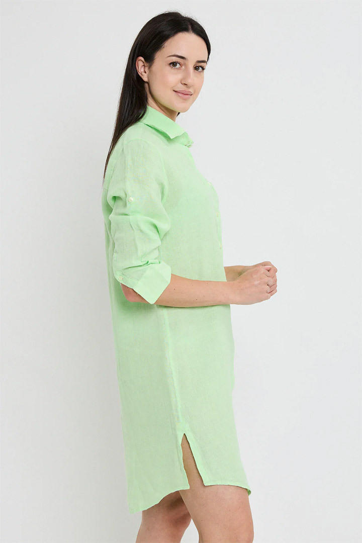Picture of Verde Menta Linen Dress
